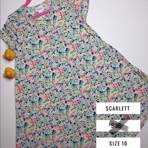 NWT Lularoe SCARLETT Kid’s dress - 10